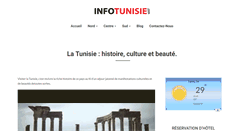 Desktop Screenshot of infotunisie.com